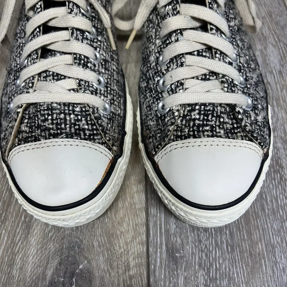 Converse Knit 1V567 All Star Low Top Gray Sneaker Shoes Unisex Size M 9 / W 11